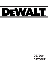 DeWalt D27300T Manuale del proprietario