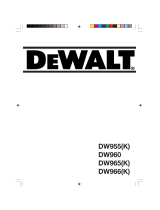DeWalt DW955K Manuale del proprietario