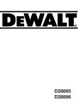 DeWalt D28886 Manuale utente
