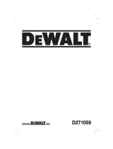 DeWalt D271059 Manuale utente