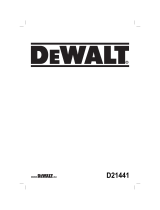 DeWalt D21441 Manuale del proprietario