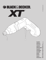 BLACK DECKER XTC60K Manuale del proprietario