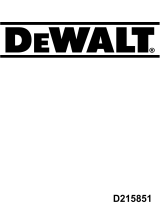 DeWalt D215851 Manuale del proprietario