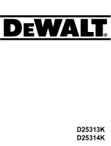 DeWalt D 25314 Manuale del proprietario