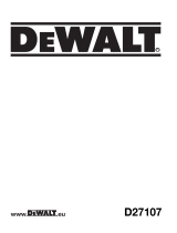 DeWalt D27107 T 2 Manuale del proprietario