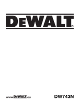 DeWalt DW743N-AR Manuale utente