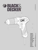 BLACK DECKER vpx 1201 Manuale utente