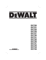 DeWalt DC722KL Manuale utente