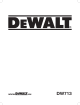 DeWalt DW713 Manuale utente