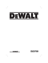 DeWalt D23700 Manuale del proprietario