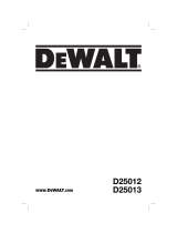 DeWalt D25012K Manuale utente