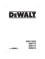 DeWalt D 25113 Manuale del proprietario