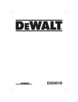 DeWalt D25301D Manuale utente