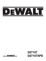 DeWalt D27107XPS Manuale utente