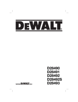 DeWalt D28492 T 4 Manuale del proprietario