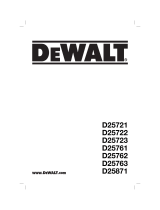 DeWalt D25871K Manuale utente