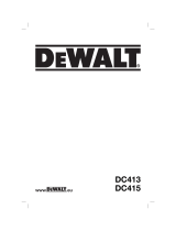DeWalt DC415 Manuale del proprietario