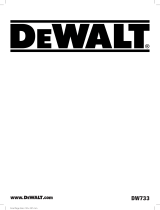 DeWalt DW733 Manuale utente