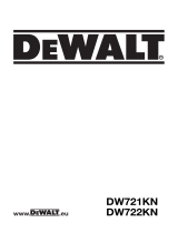 DeWalt DW721KN Manuale del proprietario