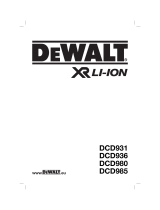 DeWalt DCD985 Manuale del proprietario