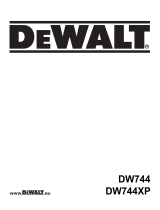 DeWalt DW744XP Manuale del proprietario