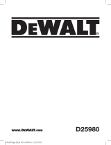 DeWalt D25980 Manuale utente