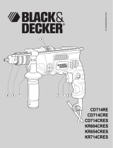 Black & Decker CD714CRE T2 Manuale del proprietario