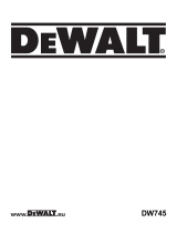 DeWalt DW745 T 3 Manuale del proprietario