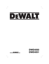 DeWalt DWE4051 Manuale del proprietario