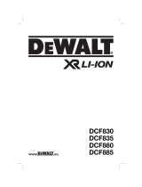 DeWalt DCF835 T 10 Manuale del proprietario
