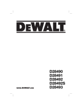 DeWalt D28493 Manuale utente