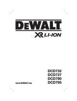 DeWalt DCD732 Manuale utente