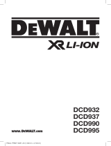 DeWalt DCD937 Manuale utente