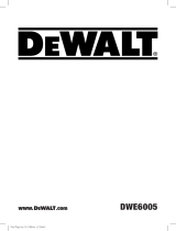 DeWalt DWE6005- GB Manuale utente