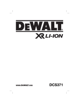 DeWalt DCS371 Manuale utente