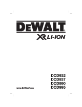 DeWalt DCD937 Manuale utente