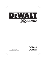 DeWalt DCF621 Manuale del proprietario