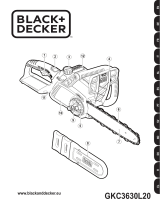 BLACK DECKER Tronçonneuse Sans Fil 36V Manuale utente