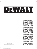 DeWalt DWE4202 Manuale utente