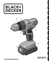 Black & Decker 1-Gang Akku-Bohrschrauber 18 Volt BDCDD18N Manuale del proprietario