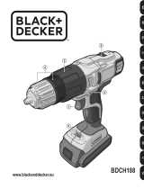 Black & Decker 2-Gang Akku-Schlagbohrschrauber 18 Volt BDCH188N -ohne Akku und Ladegerät Manuale utente