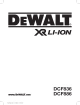 DeWalt DCF886 Manuale utente