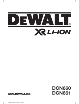DeWalt DCN660 Manuale del proprietario