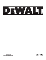 DeWalt D27113 Manuale utente