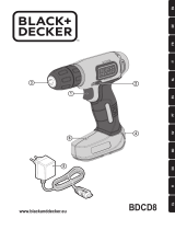 BLACK+DECKER BDCD8 Manuale utente