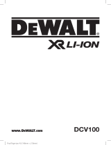 DeWalt DCV100 Manuale utente