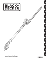 BLACK+DECKER PH5551 Heckenschere Manuale del proprietario