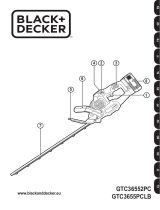 BLACK DECKER GTC36552PC Heckenschere Manuale del proprietario
