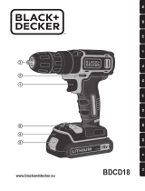 Black & Decker BDCD18 Manuale del proprietario