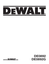 DeWalt DE0892G Manuale utente